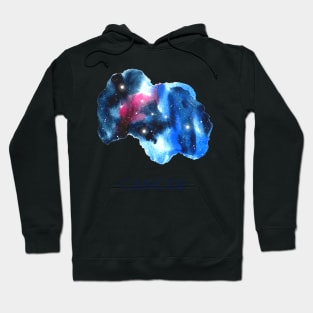 Cancer Zodiac Sign - Watercolor Star Constellation Hoodie